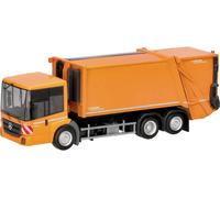Herpa 319003 H0 Modèle réduit de camion Mercedes Benz Camion à déchets à pression Econic FAUN VARIOPRESS, orange local