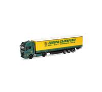 Herpa 319874 - 1/87 MAN TGX GX Remorque À Rideaux Rubart Europa-Transports