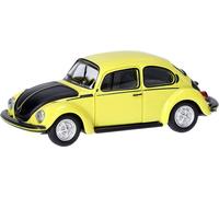 herpa modèle réduit Volkswagen (VW) Coccinelle 1303 "Le Coureur Noir et Jaune, Miniature à l'échelle 1:87, pièce de Collection, fabriqué en Allemagne, modèle en Plastique