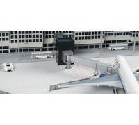 herpa Flugzeug-flugsteig 520416-Avion de Porte, 520416, Noir