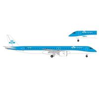 Herpa 536554-001 - 1/500 KLM Cityhopper Embraer E195-E2 - Neuf