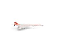 herpa modèle d'avion Braniff International Concorde - N81AC, Miniature à l'échelle 1:500, pièce de Collection, modèle sans Socle, métal