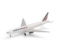 Herpa Modèle avion Air France Boeing 777-200 – Échelle 1:500, métal, pièce de collection, sans socle