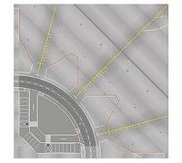 herpa Accessoire, Accessoires pour aéroport, Accessoires pour modélisme ferroviaire, aéroport, Dalles de Tarmac/aéroport, Miniature à l'échelle 1:200, modèle en Plastique
