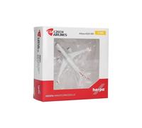 Herpa Avion miniature CSA Czech Airlines Airbus A220-300 – 1:400 métal avec socle