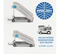 HERPA 571890 1/200, escalier passager historique Pan Am avec tracteur