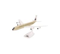 Herpa Modèle d'avion Braniff International Boeing 707-320 - Snap-Fit 1:144, avec support, plastique