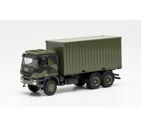 Herpa 746793 Iveco Trakker 6x6 Camion Militaire Container H0 1:87