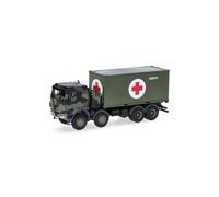 Herpa 747219-002 - 1:87 Iveco Trakker 8x8 Camion Militaire 20 ft Container