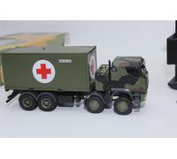 Herpa 747219 Iveco Trakker 8x8 Avec 20ft. Container 4 Achs Militaire 1:87 H0
