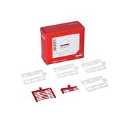 herpa Accessoire Pare-Chocs arrière Schmitz, 8X Blanc, échelle 1:87, Miniature en Plastique