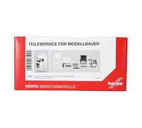 herpa Accessoire Service pièces Cabine Mercedes-Benz Actros Streamspace 2.3 avec Ventilation latérale (2 pièces), à l’échelle 1:87, modèle Miniature, Plastique