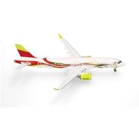 herpa Avion Miniature airBaltic Airbus A220-300 50th A220 - YL-ABX, à l’échelle 1:200, Objet de Collection, modèle sans Support, métal