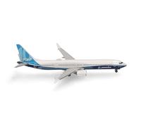 Herpa Avion Miniature Boeing 737 Max 10, Miniature à l’échelle 1:500, Objet de Collection, modèle d’Avion sans Socle, métal