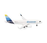 herpa Avion Miniature Discover Airbus A320, échelle 1:500, pièce de Collection, modèle sans Socle, métal