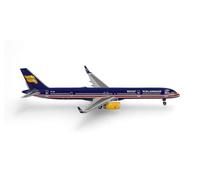 herpa Avion Miniature Icelandair Boeing 757-300 "100 Years Icelandic Independence - TF-ISX Þingvellir, à l’échelle 1:500, Objet de Collection, modèle sans Support, métal