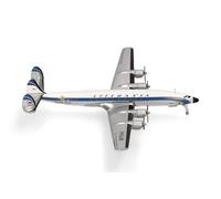 herpa Avion Miniature Lufthansa Lockheed L-1649A Super Star -schéma de Livraison, échelle 1:200, pièce de Collection, modèle sans socle, métal, Couleur : Blanc
