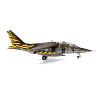 herpa Avion Miniature Luftwaffe Alpha Jet A - Fighter-Bomber Wing 43 (JaboG 43), Oldenburg - NATO Tiger Meet 1991 Miniature à l'échelle 1:72, pièce de Collection, modèle sans Support, métal