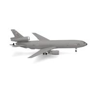 herpa Avion Miniature USAF Mcdonnell Douglas KC-10 Extender - 60th AMW, Travis Air Base (Farewell Edition), à l’échelle 1:500, Objet de Collection, modèle sans Socle, métal