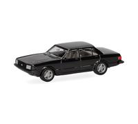 Herpa Basic Maquette Voiture Ford Granada, Noir, echelle 1/87, Model Allemand, modèle d’entrée de Gamme, Figurine Plastique