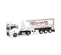 herpa Camion Man TGX GM Semi-remorque silo « Silo Melmer/Teddybär 1.4 » (Imst/Autriche), échelle 1:87, pièce de Collection, fabriqué en Allemagne, Plastique