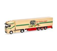 herpa Camion Mercedes-Benz Actros L 18 Gigaspace Semi-remorque frigorifique « AZ Kempen », échelle 1:87, pièce de Collection, fabriqué en Allemagne, Plastique