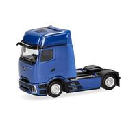 herpa Camion Mercedes-Benz Actros L ProCabin Gigaspace Tracteur Routier, Bleu, échelle 1:87, pièce de Collection, fabriqué en Allemagne, Plastique