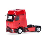 herpa Camion Mercedes-Benz Actros L ProCabin Gigaspace Tracteur Routier, Rouge, échelle 1:87, pièce de Collection, fabriqué en Allemagne, Plastique