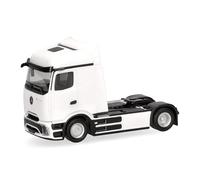 herpa Camion Mercedes-Benz eActros 600 ProCabin Streamspace Tracteur Routier, 2 essieux, Blanc, échelle 1:87, pièce de Collection, fabriqué en Allemagne, Plastique
