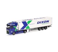 herpa Camion Miniature DAF XG Semi-remorque frigorifique Dixon, à l’échelle 1:87, Objet de Collection, fabriqué en Allemagne, Plastique