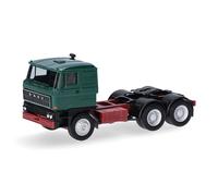 herpa Camion Miniature RABA Tracteur 3 essieux (6x4), Vert Mousse, Miniature à l’échelle 1:87, Objet de Collection, Made in Germany, Plastique