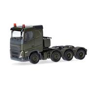 herpa Camion Volvo FH 2020 Tracteur Lourd à Toit Plat, 4 essieux, échelle 1:87, pièce de Collection, fabriqué en Allemagne, Plastique