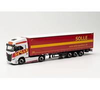 Herpa Iveco S-Way Semi-remorque bâchée Solle