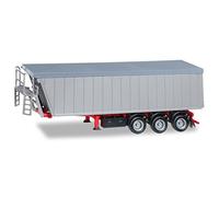 Herpa- Kempf Stöffel Liner Semi Remorque 3 Axes 076555-002-Kempf, Véhicules, Gris/Rouge/Noir, 076555-002-Herpa