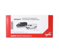 Herpa kit de modélisme MiniKit Mercedes-Benz Vito Fourgon (W639 / 2003), Blanc et Noir (2 pièces), Miniature à l’échelle 1:87, pièce de Collection, kit de modélisme, Plastique