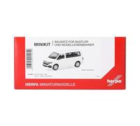 Herpa kit de modélisme MiniKit VW T6.1 Bus, Blanc (1 pièce), Miniature à l’échelle 1:87, pièce de Collection, kit de modélisme, Plastique