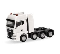 Herpa Man TGX GX Tracteur Lourd à 4 essieux (Suspension pneumatique, 8x4), Blanc