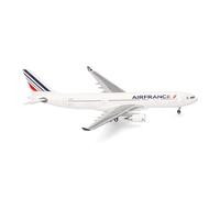 Herpa Maquette Avion Air France Airbus A330-200,echelle 1/200, Model, pièce de Collection, d'avion sans Support, Figurine Plastique