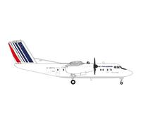 herpa Maquette Air France De Havilland Canada DHC-7 - G-BRYA Ville de Paris, echelle 1/200, Model, pièce de Collection, d'avion sans Support, Figurine Metal Miniature, 572644