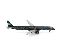 Herpa Maquette Avion Embraer E195-E2 Tech Eagle, echelle 1/200, Model, pièce de Collection, d'avion sans Support, Figurine Plastique