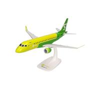 herpa Maquette Avion S7 Airlines Embraer E170, echelle 1/100, Snap-fit Model, pièce de Collection, d'avion avec Support, Figurine Plastique