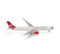 Herpa Maquette Avion Virgin Atlantic Airbus A330-900neo, echelle 1/200, Model, pièce de Collection, d'avion sans Support, Figurine Plastique