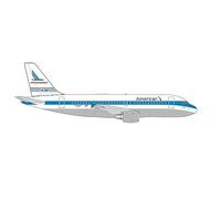 herpa Maquette avionAmerican Airlines Airbus A319, Piedmont Heritage Livery - N744P Piedmont Pacemaker, echelle 1/200, Model, pièce de Collection, d'avion sans Support, Figurine Metal