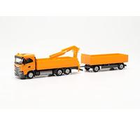 herpa Maquette Camion Iveco S-Way ND Tracteur de remorque pour matériaux de Construction, échelle 1/87, Model Allemand, pièce de Collection, Figurine Plastique