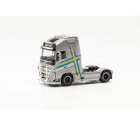 herpa Maquette Camion Tracteur Volvo FH 16 Gl. XL avec Arceau et Pare-Chocs, échelle 1/87, Model Allemand, pièce de Collection, Figurine Plastique
