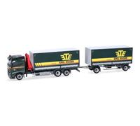 Herpa Maquette Camion Volvo FH 2020 avec Grue « Emil Egger », 1/87 | Camion miniature pour collectionneurs et amateurs de miniatures, dès 14 ans, plastique, fabriqué en Allemagne