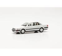 herpa Maquette Voiture Audi V8 Limousine avec Jantes BBS, echelle 1/87, Model Allemand, pièce de Collection, Figurine Plastique