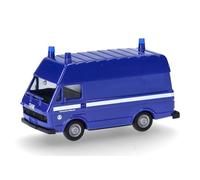 Herpa Maquette Voiture VW LT Kastenwagen Hochdach THW (Basic), echelle 1/87, Model Allemand, pièce de Collection, Figurine Plastique