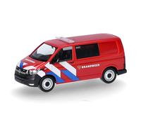 Herpa Maquette Voiture VW T6.1 Halbbus Brandweer (Niederlande), echelle 1/87, Model Allemand, pièce de Collection, Figurine Plastique
