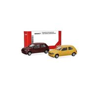 Herpa Kit de montage MiniKits Renault Clio 16V Jaune/Rouge étrusque 1:87 Plastique